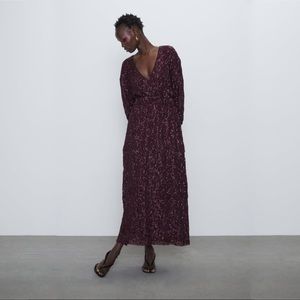 NWT Zara special edition sequin dress